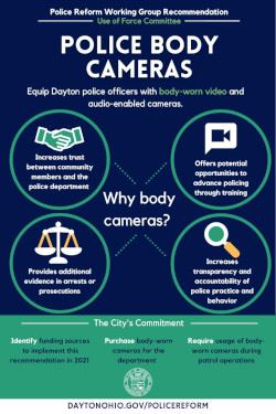 Police Reform Use of Force Working Group Force Body Cameras Inforgraphic Thumbnail