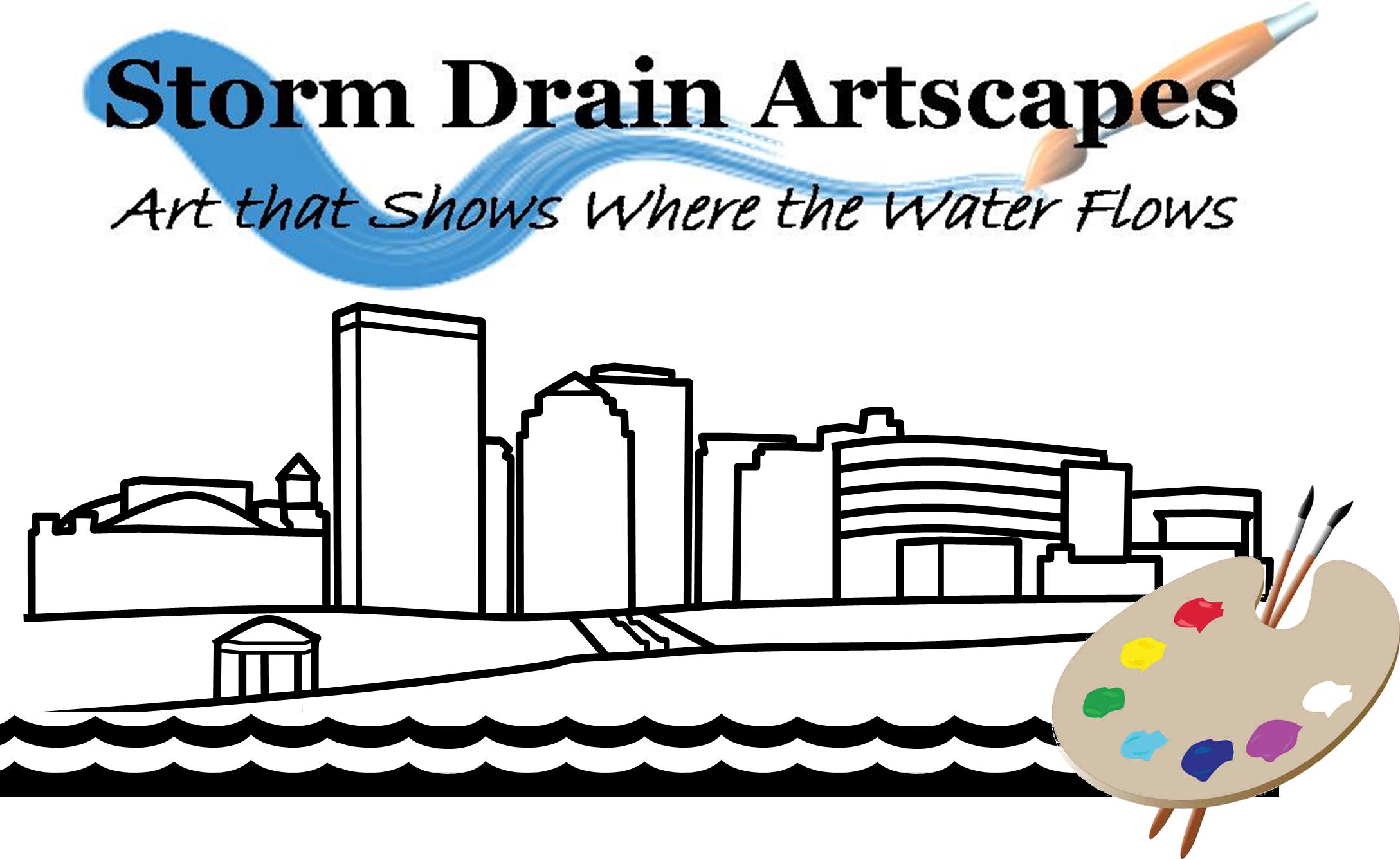 Storm Drain Art graphic