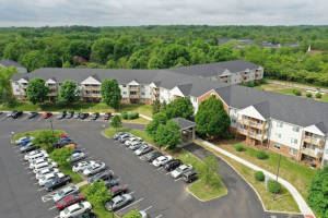 Hoover Place, a newly renovated 144-unit senior housing complex in Dayton.