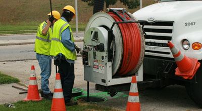 Sewer Maintenance workers