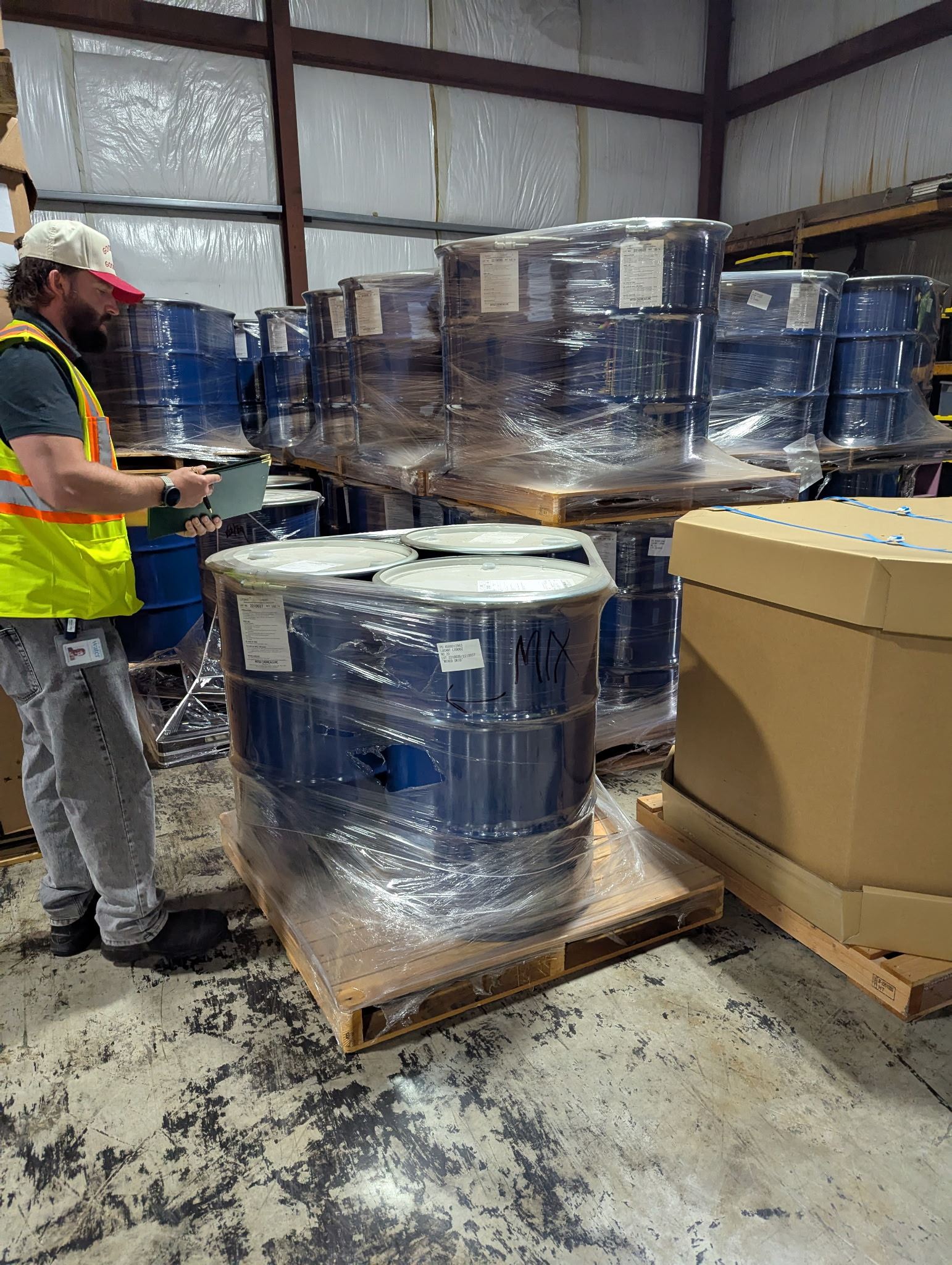 Source Water Protection Staff conducts business inspection