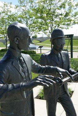 Statue at Deeds Point