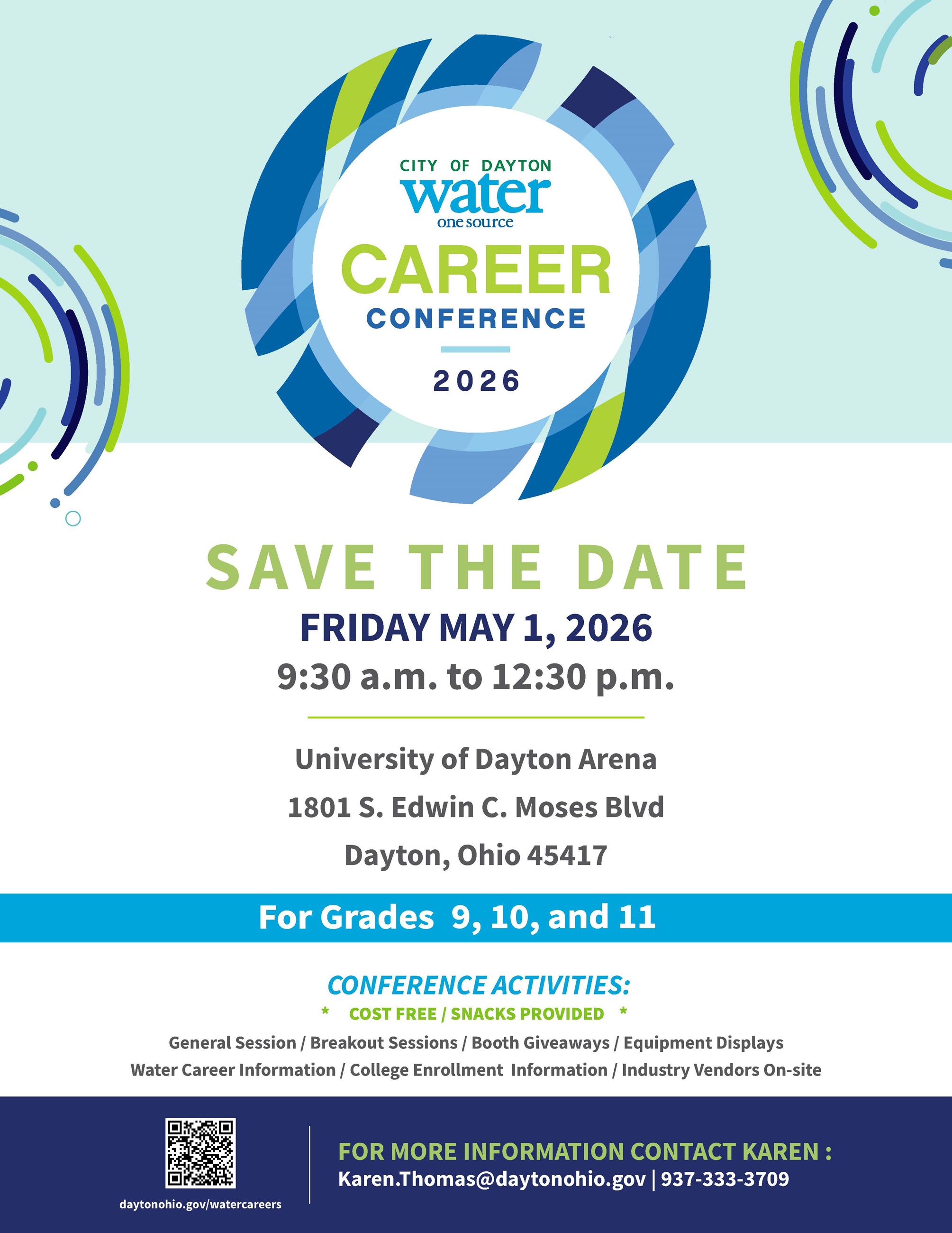 Water Career Conference 2025 - Save the Date Flyer