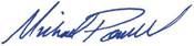 Michael Powell Signature